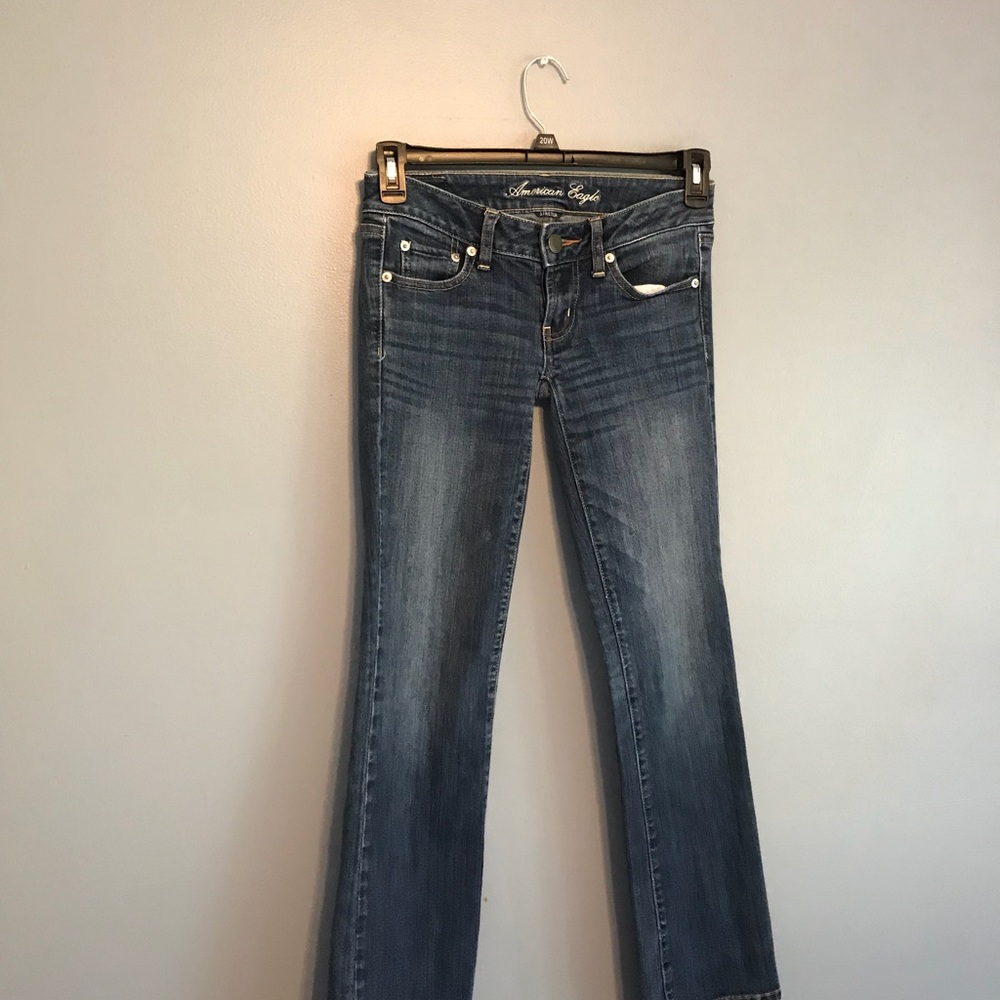 2/$20American eagle size 0 boyfriend jeans